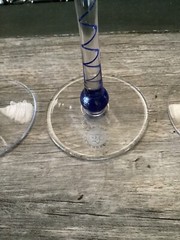 Martini & Rossi Asti 2000 Millennium Champagne Flutes Blue Design 9.5&Prime; Set of 3