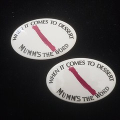 Pair G.H. Mumm Champagne Buttons Seagram Wine Alcohol