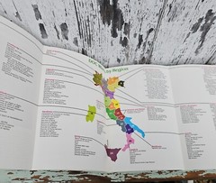 Vintage Italian Wine Guide with Foldout 1982 Italian Wine Center Product Booklet