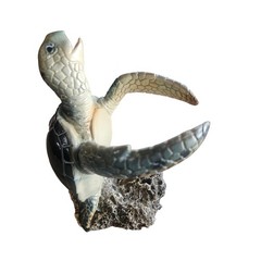 Sea Turtle Wine Bottle Holder Ceramic Heavy Unique