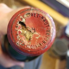 1967 CHATEAU LARRIVET-HAUT-BRION Bottle, Cork – Original lead seal – GINESTET