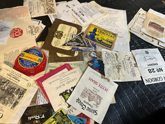 Huge Vintage Collection of 100s Wine Labels (NBS-B)