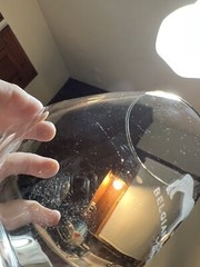 “BELGIAN HORSE WINERY”-Middletown, IN.-Clear Glass/Frosted Logo-Wine Glass