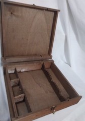 Cantine Duca D&rsquo;Asti Piedmonte Italy Empty Wooden Hinged Wine Box Latched 1980s