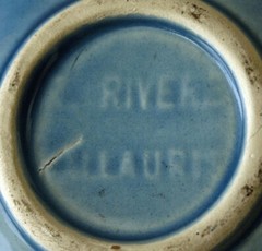 PRADEL Cotes De Provence Wine Ceramic Ashtray France Blue