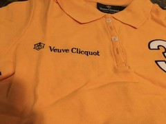 Veuve Clicquot VCP Signature Shirt, Polo Classic AWESOME LADIES SIZE 0 X- SMALL