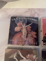 French Wine Advertising Posters Glass Framed Vintage Art