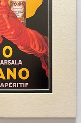 FLORIO MARALA CINZANO VERMOUTH APERITIF COLORFUL PRINT ON 11X14 MATTE BOARD