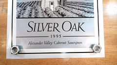 Silver Oak 1995 Alexander Valley Cabernet Sauvignon Release Day Poster 18×24