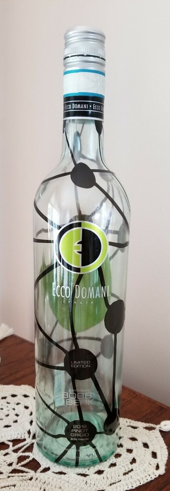 50% off! 2018 Ecco Domani LIMITED EDITION Label Designed Bobby Berk Empty Bottle