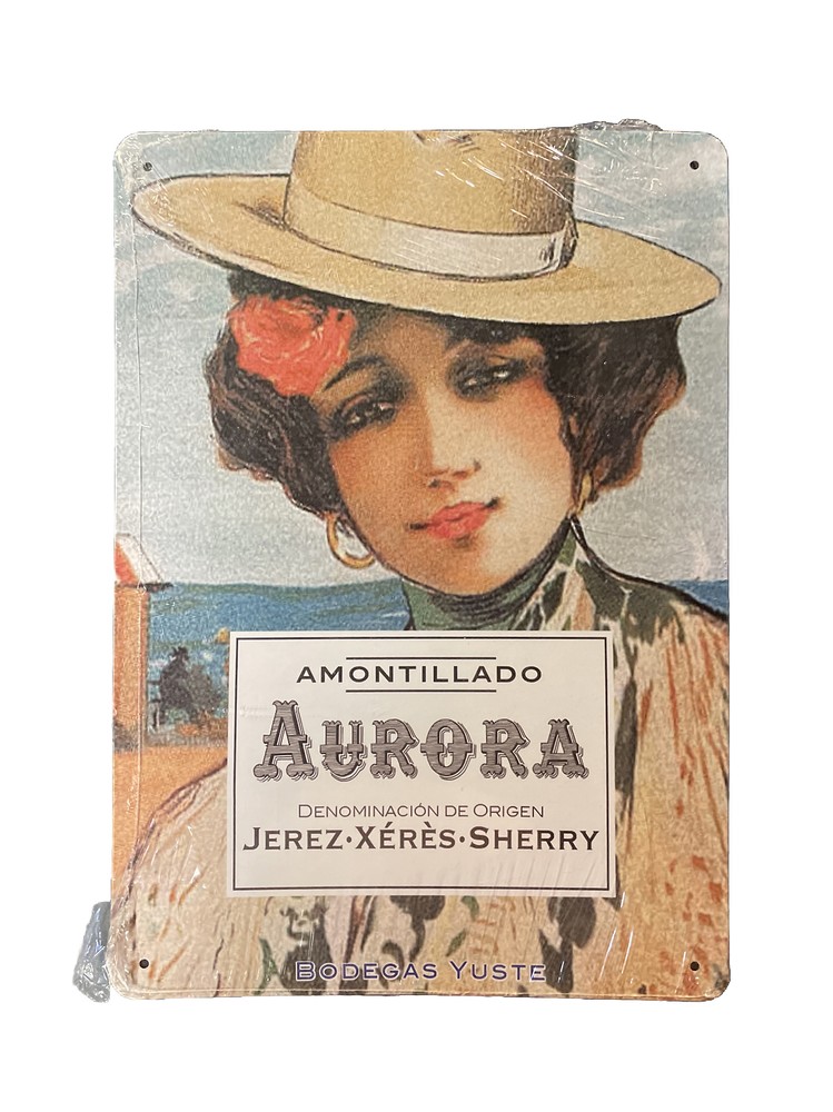 Metal Tin Sign Bodegas Yuste Manzanilla Sherry Tin Advertisement For Bar