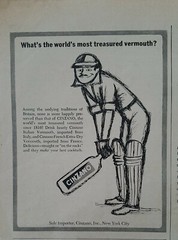 1956 Cinzano the world&rsquo;s most treasured vermouth vintage illustration ad