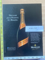Mionetto Prosecco Brut Alcohol 2013 Magazine Advertisement