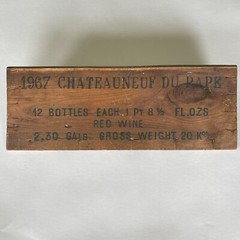 1967 Chateauneuf Du Pape Box Front – original