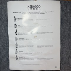 2008 Redwood Creek Wine PRINT AD Skiing Adventure Art Large Poster (24”x 18”)