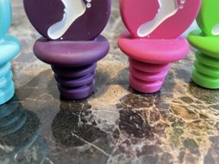 Barefoot Wine Bottle Stoppers Silicone SET OF 4 HARD TO FIND