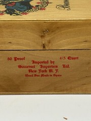 Carlos 1 Brandy Wooden Box Pedro Domecq Spain 12 1/4&Prime;x4 3/8&Prime;x3 3/4&Prime; Box Only