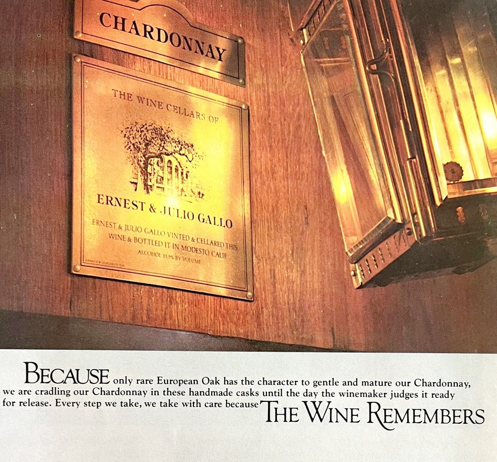 Ernest And Julio Gallo Wine Remembers 1979 Advertisement Winery Alcohol DWKK3