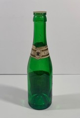 Vintage German Deutscher Obst-Sekt Cabinet Sparkling Fruit Wine Green Glass Bott