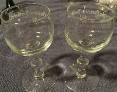 THE CHRISTIAN BROTHERS, NAPA VALLEY, CALIFORNIA SOUVENIR WINE GLASS(Lot of 2)