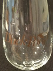 Duck Pond Cellars – Dundee Oregon – Wine Glass – Copper Color Artwork – 7&Prime; Tall