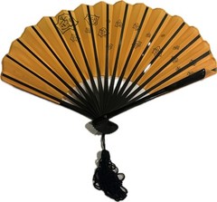 Vintage Veuve Clicquot champagne fan with Dustbag. RARE. New.