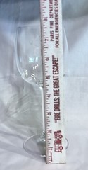 Niebaum Coppola Estate Vineyards & Winery White On Clear Wine Glass 7 3/4” Tall