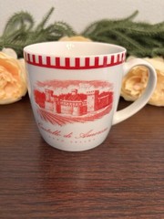 Castello Di Amoroso Winery Mug Napa Valley California 12oz Red Souvenir Cup B71