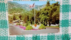 POST CARD ITALIAN SWISS COLONY WINE ROOM SAN FRANCISCO CALIFORNIA