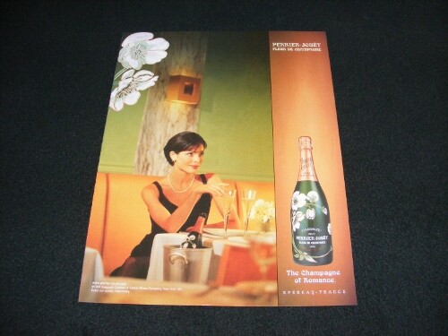 PERRIER JOUET magazine clipping from 1999 print ad for Champagne