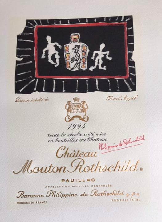 Chateau Mouton Rothschild [Rothschild] 1994 Karel Appel 3️⃣