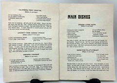 Vintage 1969 California Wine Advisory Board Combination Recipes San Francisco CA