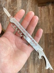 The Christian Brothers Vermouth Brandy Wine Corkscrew Knife Bottle Opener Italy