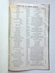 1920&rsquo;s Illustrated Catalog of WIne and Liquor Labels by Blue Seal Supply Co