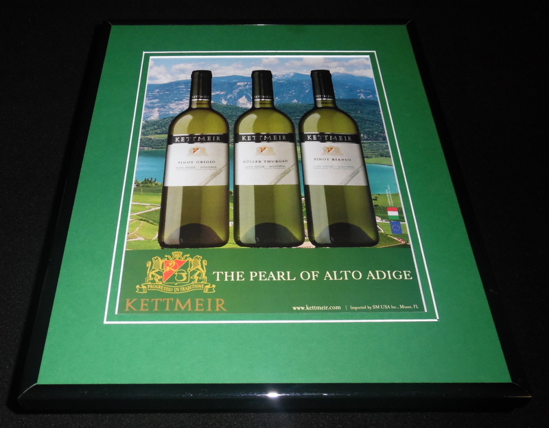 2015 Kettmeir Wine Framed 11×14 ORIGINAL Advertisement