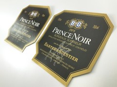 Lot of 2 Vintage Wine Label 1979 Prince Noir Barton & Guestier France CC936