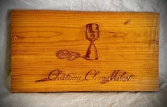1982 Chateau Clerc Milon – French Wine Box End Wood Panel