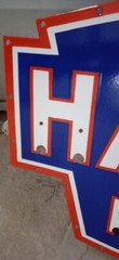 Hamm Beer Pure Porcelain Enamel Heavy Metal Sign 36 Inches Single Side