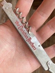 The Christian Brothers Vermouth Brandy Wine Corkscrew Knife Bottle Opener Italy