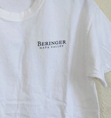 Beringer Napa Valley California Winery Wine Vintage Hanes Medium T-shirt