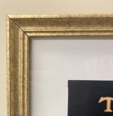 Signed Toad Hollow Vineyards Winery Framed Poster Art Print by M. Erickson 2000