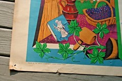 VINTAGE LES VIGNOBLES DE FRANCE PROVENCE FRENCH WINE POSTER 1950&rsquo;S R. H&rsquo;ETREAU