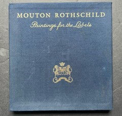 1983 Mounton Rothschild Wine Label Art Book 1st Edition Slip Case Free Shipping