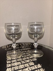 2 Christian Brothers Napa Valley Wine Glasses Testing Glasses Sommelier ￼￼