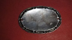 VTG SILVER 830 WINE BOTTLE LABEL / TAG PROPFORENINGEN F C. A. 1952-53 DENMARK