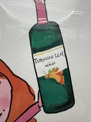 Vintage 1999 Turning Leaf Wine Caroline In The City Framed Promo Poster