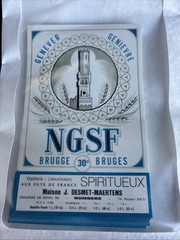 Wholesale Lot 90 Vintage NGSF Genever Liquor Labels Belgium