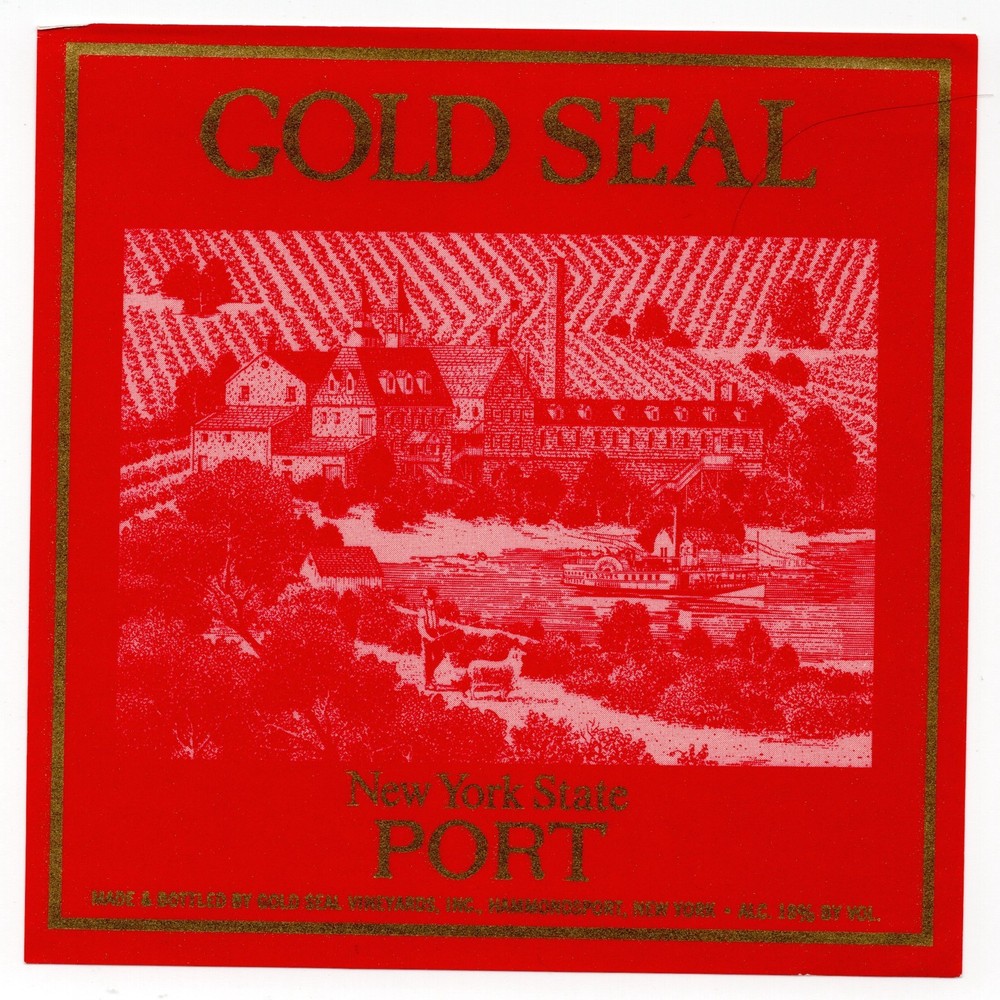Vintage – Gold Seal Port Hammondsport New York Wine Label – XL1i