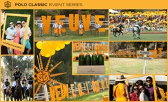 Authentic Veuve Clicquot VCP Signature Yellow Hand Fan Awesome RARE BRAND NEW