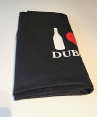 Black CHEF&rsquo;S APRON with « I ❤️ Duboeuf » (Famous Wine from Burgundy, France) – NEW